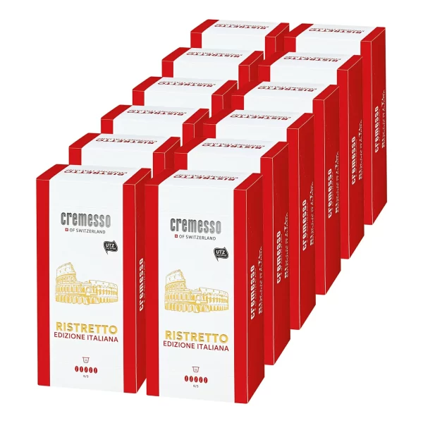 Cremesso Of Switzerland Cremesso Edizione Italiana Ristretto 16 Kapseln 96 G, 12er Pack 1