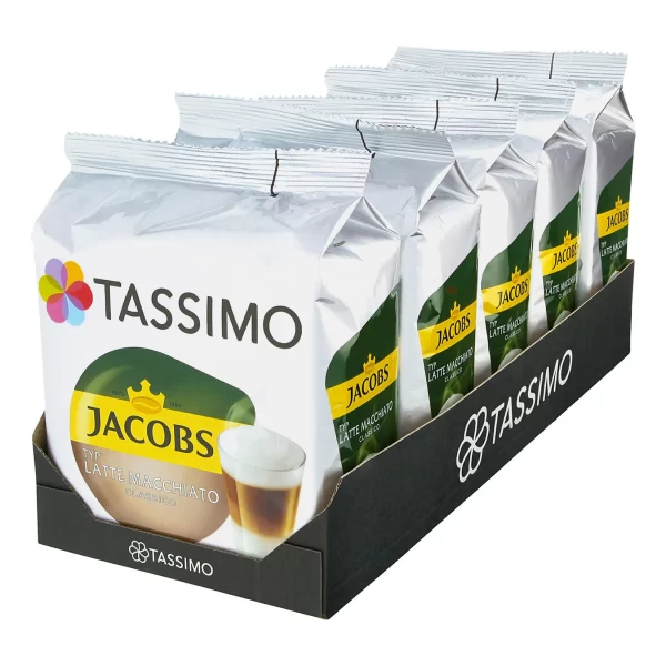 Jacobs Tassimo Latte Macchiato 16 Kapseln 264 G, 5er Pack 1