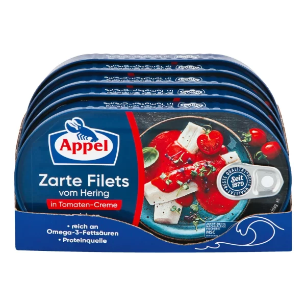 Appel Heringsfilet Tomate 200 G, 10er Pack 1
