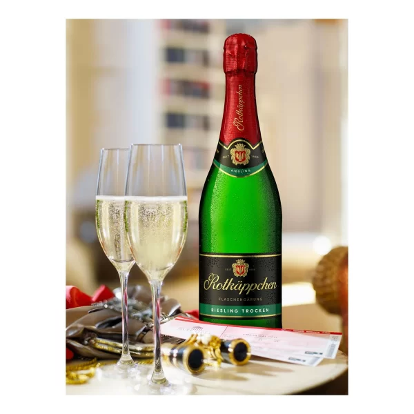 Rotkäppchen Riesling Sekt Trocken 12,0 % Flaschengärung 0,75 Liter 3