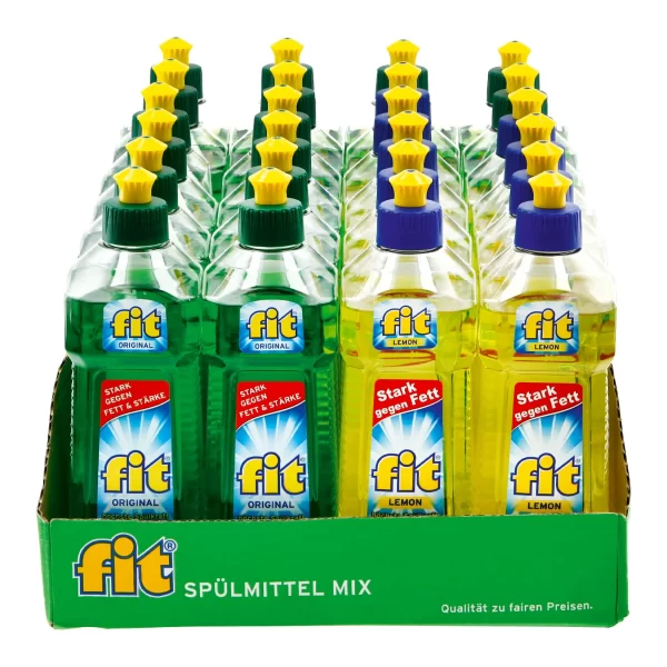 Fit Spülmittel 500 Ml, Verschiedene Sorten, 24er Pack 1