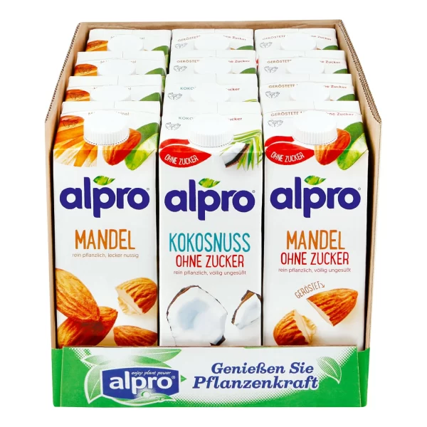 Alpro Drink 1 Liter, Verschiedene Sorten, 12er Pack 1
