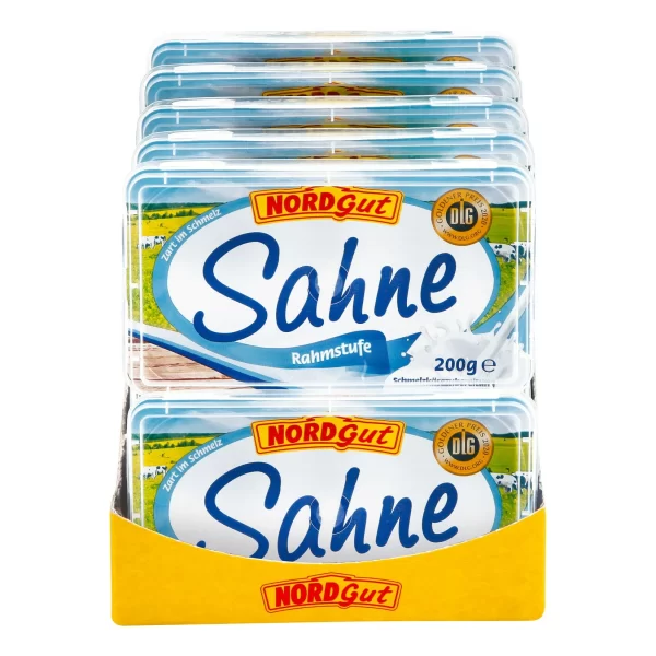 Nordgut Schmelzkäsezubereitung Sahne 200 G, 10er Pack 1