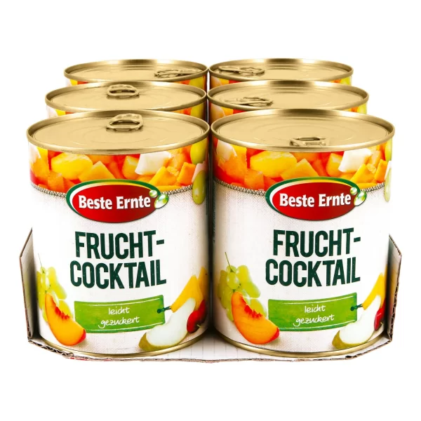 Beste Ernte Fruchtcocktail 500 G, 6er Pack 1