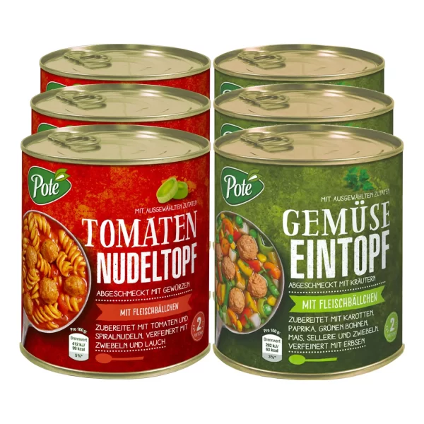 Pote Eintopf 800 G, Verschiedene Sorten, 6er Pack 1