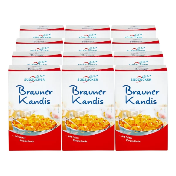 Südzucker Brauner Kandiszucker 500 G, 12er Pack 1
