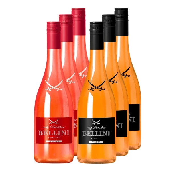 Gerstacker Weinkellerei Sansibar Bellini Verschiedene Sorten 5,0 % Vol 6 X 0,75 Liter 1