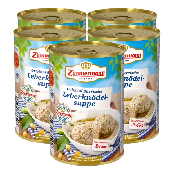 Sonstiges Zimmermann Leberknödel-Suppe 400 Ml, 5er Pack 1