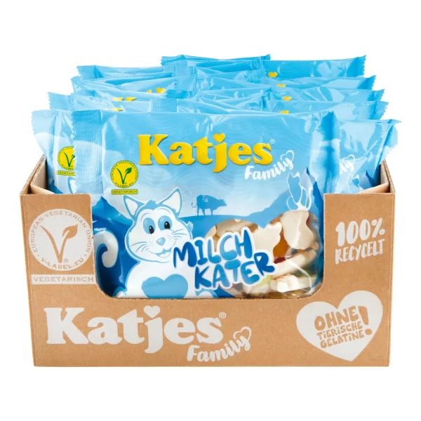 Katjes Fruchtgummi Milchkater 275 G, 16er Pack 1