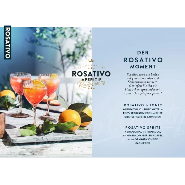 Sonstiges Rosativo Aperitif 14,5 % Vol 0,75 Liter 3