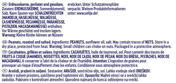 ültje Erdnüsse Riegelbeutel geröstet & gesalzen (20 x 50 g) 5