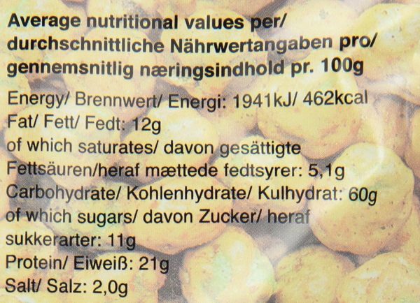 Khao Shong Chili 'n Lime Green Peas, grüne Erbsen mit Chili & Limette überzogen, knackiger Snack im fruchtig-scharfen Teigmantel, fettärmere Alternative zu Nüssen, 1 x 120 g Standbeutel 3