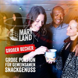 Maryland Snack Nüsse Chili 275g Becher – Knackig-scharf gewürzte Nussmischung mit gerösteten Erdnüssen, Cashewkernen und Mandeln – Chili-scharfer Mix in wiederverschließbarem Becher (1 x 275g) 12