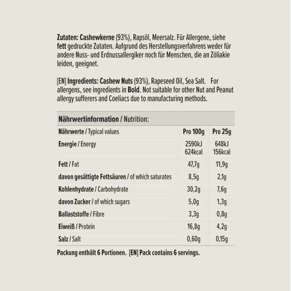 by Amazon Cashewkerne geröstet & gesalzen, 150g (1er-Pack) 4