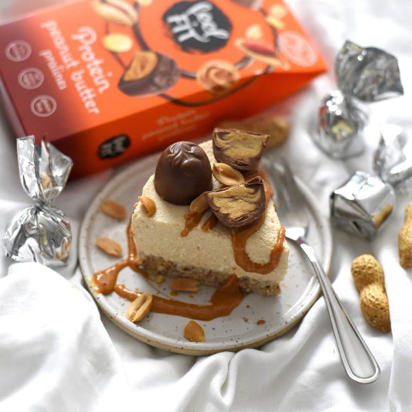 Feel FIT Protein Erdnussbutter-Pralinen in hochwertiger Milchschokolade, ohne Zuckerzusatz, 17% Eiweiß, glutenfrei 33 g (1 Packung) 6