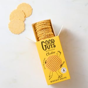 NEU! Good Guys Bakehouse cheese low calorie crispy crackers, kalorienarme snacks, proteinhaltiger, kaesiger, knuspriger Genuss 8x50g Paeckchen - 39 biscuits pro Paeckchen 14