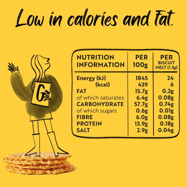 NEU! Good Guys Bakehouse cheese low calorie crispy crackers, kalorienarme snacks, proteinhaltiger, kaesiger, knuspriger Genuss 8x50g Paeckchen - 39 biscuits pro Paeckchen 6