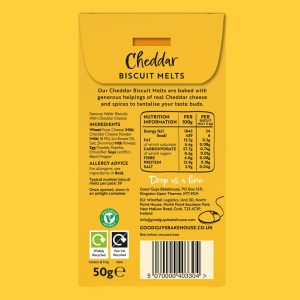 NEU! Good Guys Bakehouse cheese low calorie crispy crackers, kalorienarme snacks, proteinhaltiger, kaesiger, knuspriger Genuss 8x50g Paeckchen - 39 biscuits pro Paeckchen 18