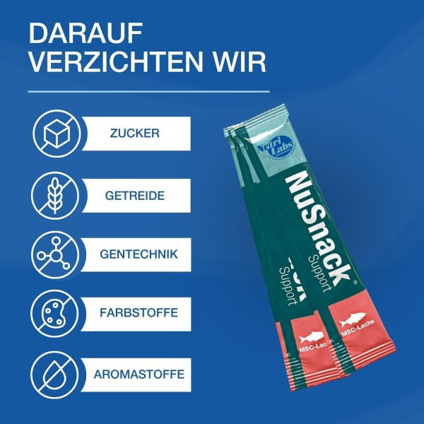 NutriLabs NuSnack® Hunde & Katzen Snacks 25 Sachets à 10 g - Abgabehilfe-Snack für Hunde & Katzen - Leckerli mit Lachsgeschmack - Leckereien für Katzen & Hunde für Medikamente etc. 4