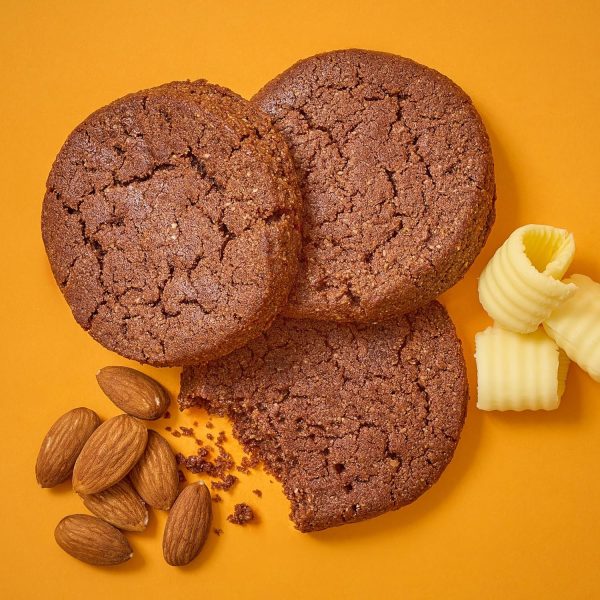 Keto Collective Keto Cookies I 1,5g Netto-Kohlenhydrate I 30g x 12 I Keto Snacks I Zuckerminder I Mit echter Butter zubereitet I Hoher Ballaststoffgehalt I Kohlenhydratarme Snacks, Glutenfreie Kekse 5