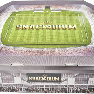 SNACKADIUM PRO - XXL SNACKSTADION für American Football Fans, AUFGEBAUT - Ready für Dein Gameday,Geschenk zum Super Bowl, Geburtstag, Snackstadium passend zur NFL (Teamfarbe Rot) 16